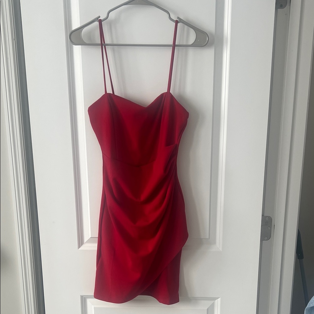 Windsor Red Spaghetti Strap Dress